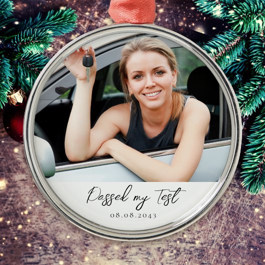 Ornement En Métal Félicitations pour le test de conduite avec succès