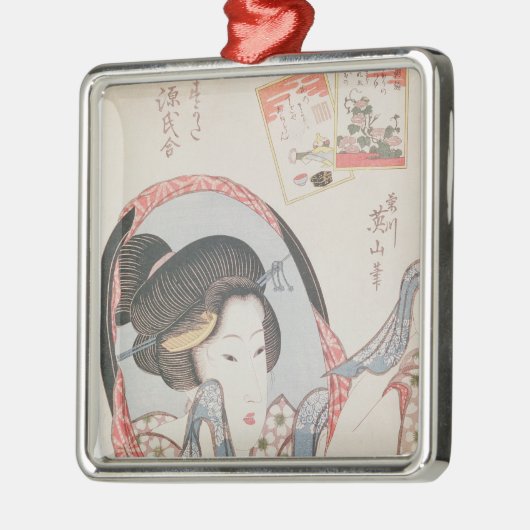 Ornement En Métal Femme à son miroir, c.1830 édité (Gauche)