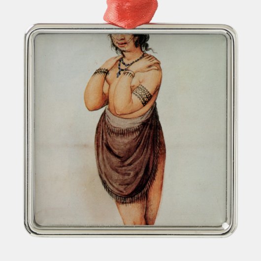 Ornement En Métal Femme indienne (Devant)