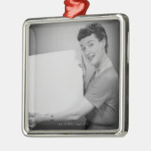 Ornement En Métal Femme mûre (Gauche)