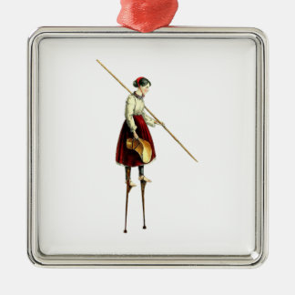 Ornement En Métal Femme victorienne de marcheur d'échasse