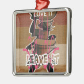 Ornement En Métal Femmes et enfants La vie n'est pas juste ; habitue (Gauche)