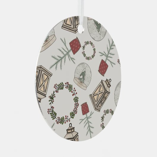 Ornement En Métal Ferme d'hiver (Avant droite)