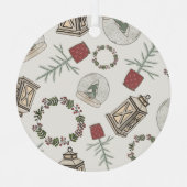 Ornement En Métal Ferme d'hiver (Recto)