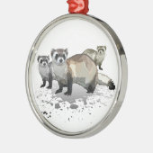 Ornement En Métal Ferrets (Gauche)