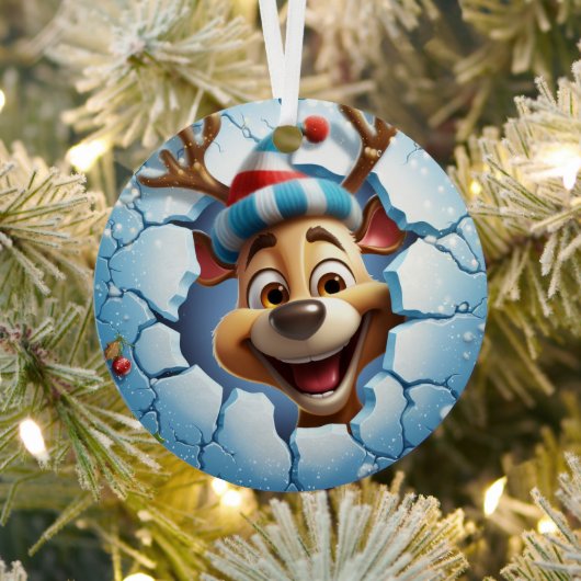 Ornement En Métal Fête de Noël en 3D (Insitu)