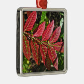 Ornement En Métal Feuilles De Sumac À L'Automne (Droite)