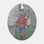 ORNEMENT EN MÉTAL FIGURE DU SOLDAT DE JOUET / NUTCRACKER (Verso)