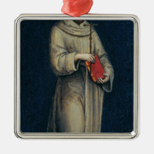 Ornement En Métal Figure d'un moine franciscain