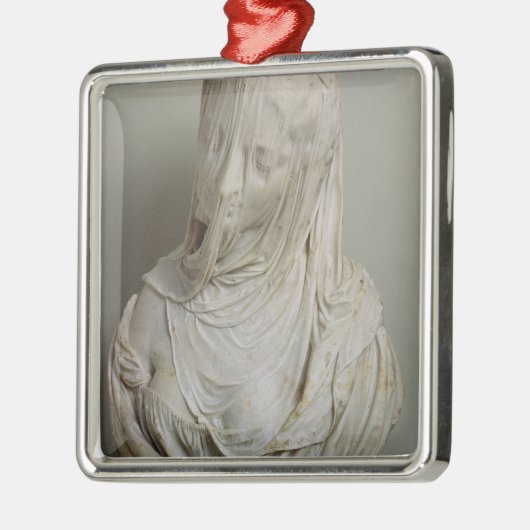 Ornement En Métal Fille voilée (marbre) (Gauche)