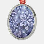 Ornement En Métal Flèches bleues (Gauche)