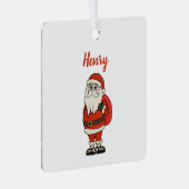 Ornement En Métal Flèches de Noël du Père Noël sur mesure (Avant droite)