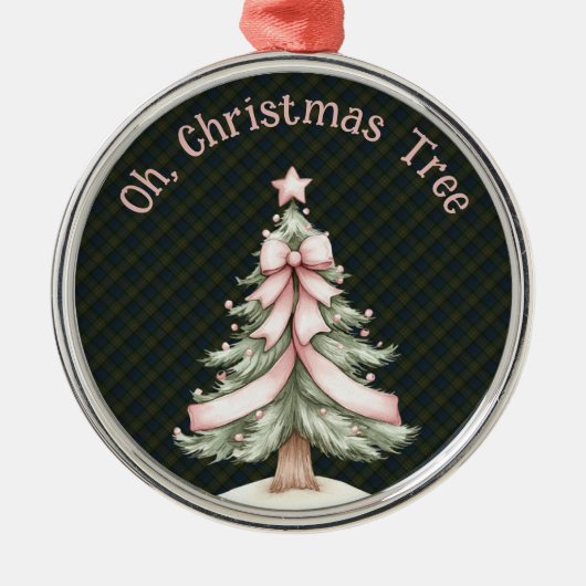 Ornement En Métal Fletcher of Dunans Scottish Tartan Christmas (Devant)