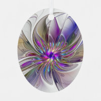 Fleur d'art Abstrait, énergique et coloré