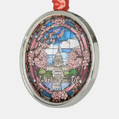 Ornement En Métal Fleur de cerisier personnalisée à Washington DC (Gauche)