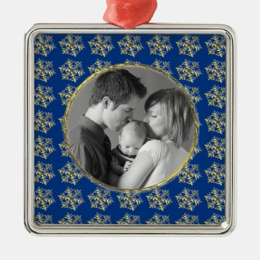 Ornement En Métal Flocons de neige (Devant)