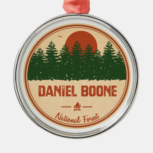 Ornement En Métal Forêt nationale Daniel Boone (Devant)