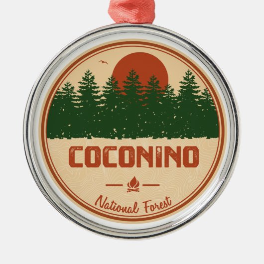 Ornement En Métal Forêt nationale de Coconino (Devant)