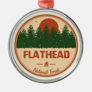 Ornement En Métal Forêt nationale de Flathead