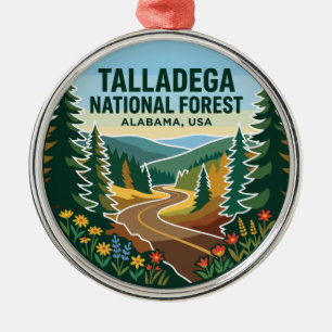 Ornement En Métal Forêt nationale de Talladega Alabama