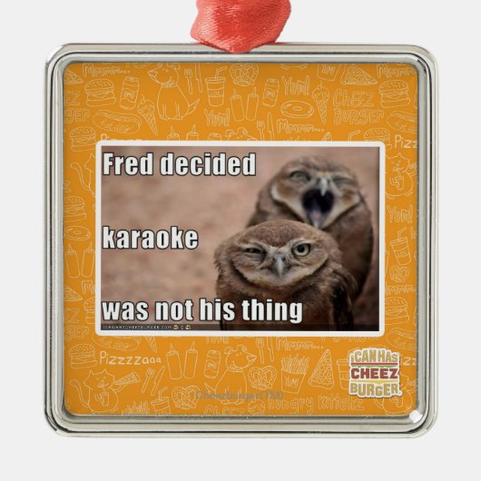 Ornement En Métal Fred a décidé (Devant)