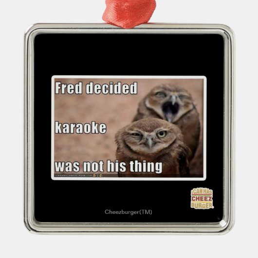 Ornement En Métal Fred a décidé (Devant)