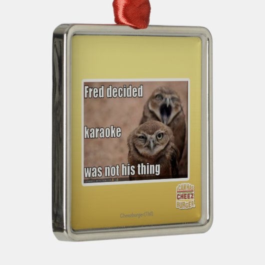 Ornement En Métal Fred a décidé (Droite)