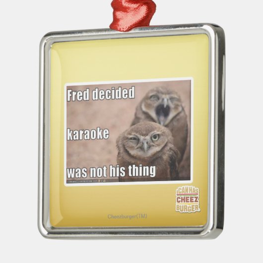 Ornement En Métal Fred a décidé (Gauche)