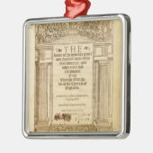 Ornement En Métal Frontispice 'du livre de Prayer commun (Gauche)