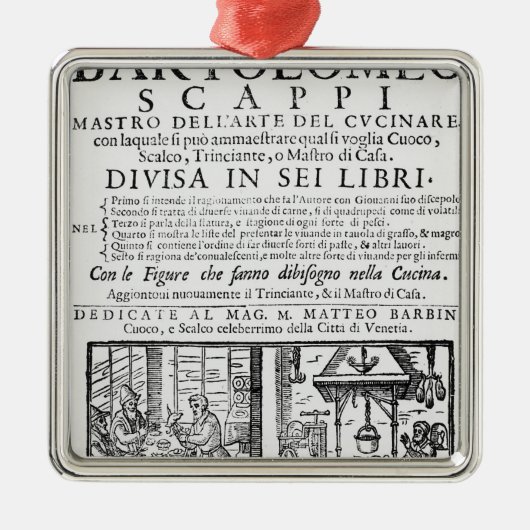 Ornement En Métal Frontispice pour faire cuire le livre de (Devant)