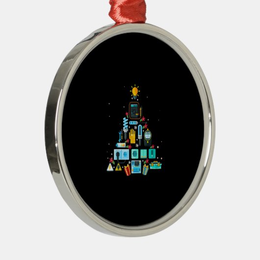 Ornement En Métal Funny Electrician (Droite)