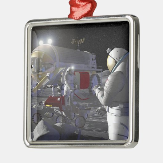 Ornement En Métal Futures missions d'exploration spatiale 11 (Gauche)