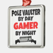 Ornement En Métal Gamer Pole Vaulter (Gauche)