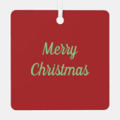 ORNEMENT EN MÉTAL GARDE CARDINAL SNOWMAN, CUTE NOËL REDBIRD (Verso)