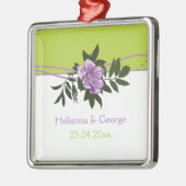 Ornement En Métal Gardien vert mariage vert violet rose sauvage (Gauche)