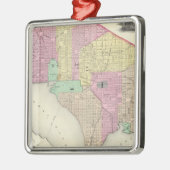 Ornement En Métal Georgetown et la ville de Washington (Gauche)