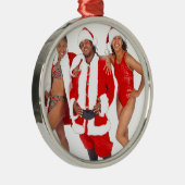 Ornement En Métal Ghetto Père Noël et ses elfes du capot (Droite)