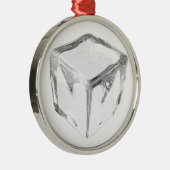 Ornement En Métal Glaçon (Droite)