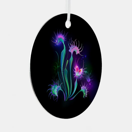 Ornement En Métal Glowing Venus Flytrap (Avant droite)