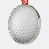Ornement En Métal Golf Ball Dimples (Gauche)