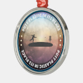 Ornement En Métal Golf sur disque (Gauche)