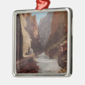 Ornement En Métal Gorge royale, Co - vue de train, rivière (Gauche)