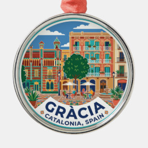 Ornement En Métal Gràcia Espagne