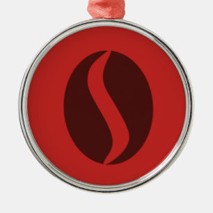 Ornement En Métal Graine de Café Funky