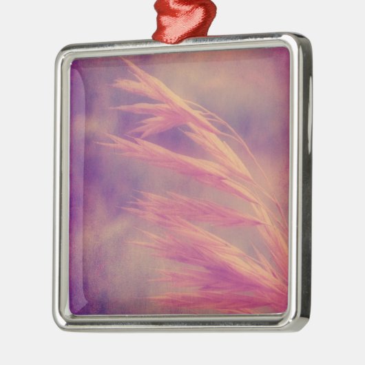 Ornement En Métal Graine d'herbe violet Art numérique de brume (Gauche)