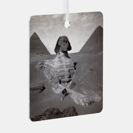 Ornement En Métal Great Sphinx & Gizeh Pyramides Necropolis Egypte (Avant droite)