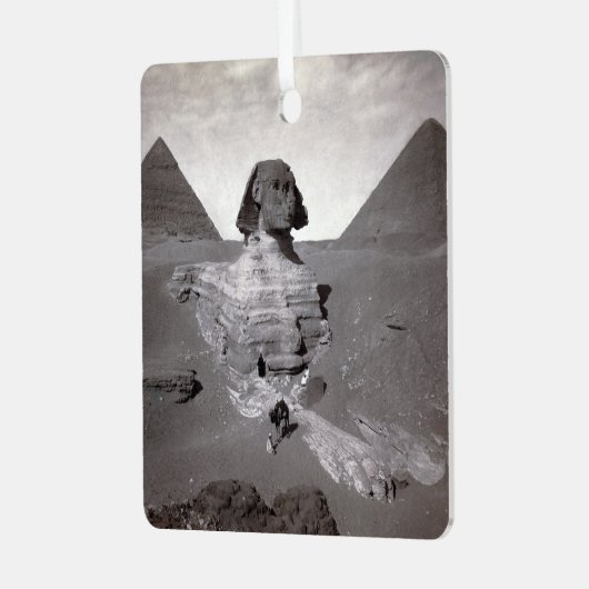 Ornement En Métal Great Sphinx & Gizeh Pyramides Necropolis Egypte (Avant gauche)