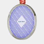 Ornement En Métal Grèce Drapeau grec Carrelé ronde personnalisée (Gauche)