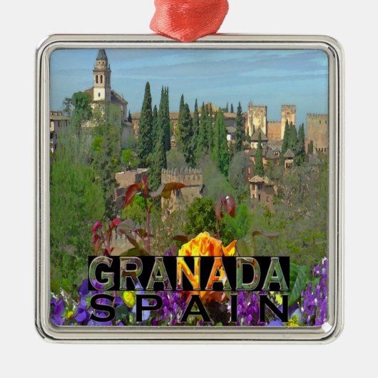 Ornement En Métal Grenade (Devant)