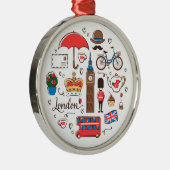 Ornement En Métal Griffonnages de Londres (Droite)